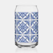 タイル地中海の，ポルトガル語， Azulejo, Majolica ガラス缶 (裏面)