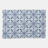 タイル地中海の，ポルトガル語， Azulejo, Majolica キッチンタオル (横)