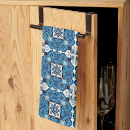 タイル地中海の，ポルトガル語， Azulejo, Majolica キッチンタオル