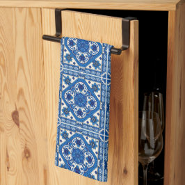 タイル地中海の，ポルトガル語， Azulejo, Majolica キッチンタオル