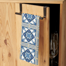 タイル地中海の，ポルトガル語， Azulejo, Majolica キッチンタオル