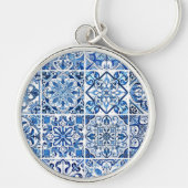 タイル地中海の，ポルトガル語， Azulejo, Majolica キーホルダー (正面)