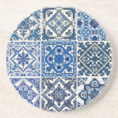 タイル地中海の，ポルトガル語， Azulejo, Majolica コースター (正面)