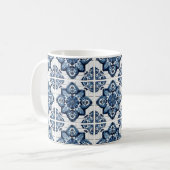 タイル地中海の，ポルトガル語， Azulejo, Majolica コーヒーマグカップ (正面左)