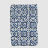 タイル地中海の，ポルトガル語， Azulejo, Majolica ゴルフタオル (正面)