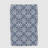 タイル地中海の，ポルトガル語， Azulejo, Majolica ゴルフタオル (正面)