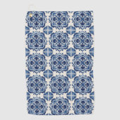 タイル地中海の，ポルトガル語， Azulejo, Majolica ゴルフタオル (正面)