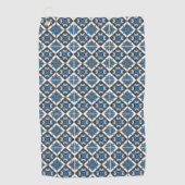 タイル地中海の,ポルトガル語, Azulejo, Majolica ゴルフタオル (正面)