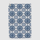タイル地中海の，ポルトガル語， Azulejo, Majolica ゴルフタオル (正面)