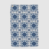 タイル地中海の，ポルトガル語， Azulejo, Majolica ゴルフタオル (正面)