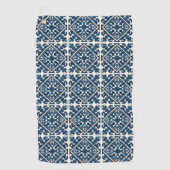 タイル地中海の，ポルトガル語， Azulejo, Majolica ゴルフタオル (正面)