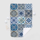 タイル地中海の,ポルトガル語, Azulejo, Majolica ゴルフタオル (インサイチュ)