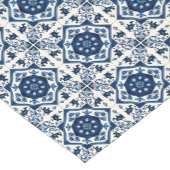 タイル地中海の，ポルトガル語， Azulejo, Majolica ショートテーブルランナー (コーナー)