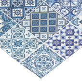 タイル地中海の，ポルトガル語， Azulejo, Majolica ショートテーブルランナー (コーナー)