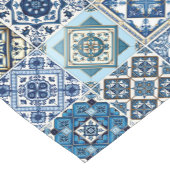 タイル地中海の，ポルトガル語， Azulejo, Majolica ショートテーブルランナー (コーナー)