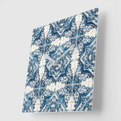 タイル地中海の，ポルトガル語， Azulejo, Majolica スクエア壁時計 (傾斜)