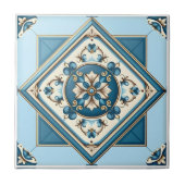 タイル地中海の，ポルトガル語， Azulejo, Majolica タイル (正面)