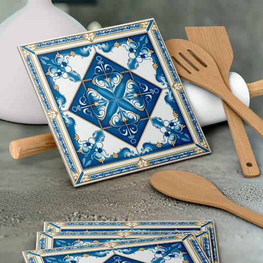 タイル地中海の，ポルトガル語， Azulejo, Majolica タイル