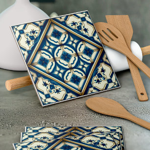タイル地中海の，ポルトガル語， Azulejo, Majolica タイル