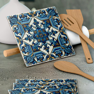 タイル地中海の，ポルトガル語， Azulejo, Majolica タイル