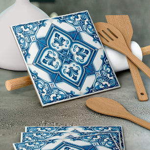 タイル地中海の，ポルトガル語， Azulejo, Majolica タイル
