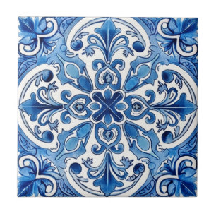 タイル地中海の，ポルトガル語， Azulejo, Majolica タイル