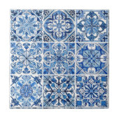 タイル地中海の，ポルトガル語， Azulejo, Majolica タイル (正面)