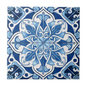 タイル地中海の，ポルトガル語， Azulejo, Majolica タイル