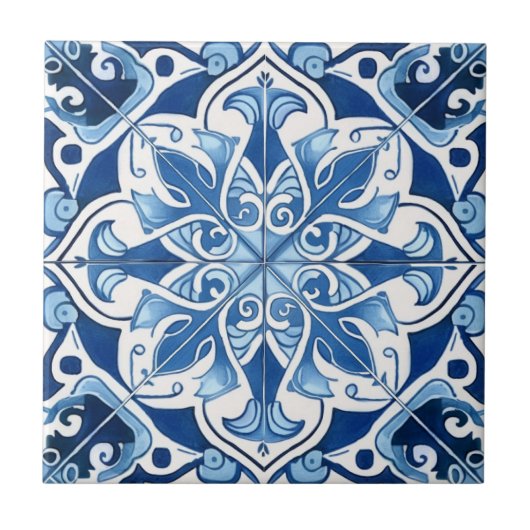 タイル地中海の，ポルトガル語， Azulejo, Majolica タイル (正面)