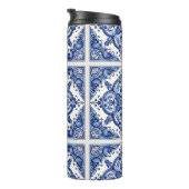 タイル地中海の，ポルトガル語， Azulejo, Majolica タンブラー (回転右)