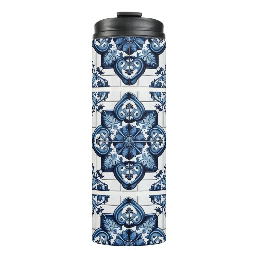 タイル地中海の，ポルトガル語， Azulejo, Majolica タンブラー (正面)