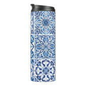 タイル地中海の，ポルトガル語， Azulejo, Majolica タンブラー (回転右)