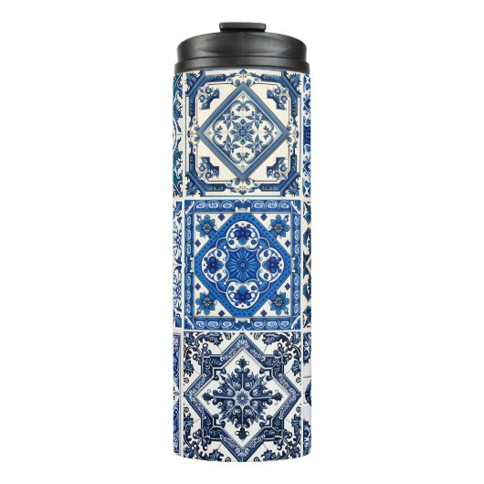 タイル地中海の,ポルトガル語, Azulejo, Majolica タンブラー (正面)