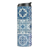 タイル地中海の,ポルトガル語, Azulejo, Majolica タンブラー (回転左)