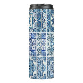 タイル地中海の,ポルトガル語, Azulejo, Majolica タンブラー (裏面)