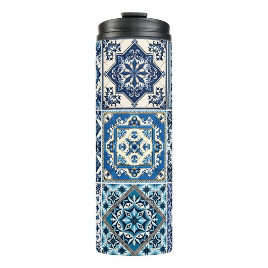 タイル地中海の，ポルトガル語， Azulejo, Majolica タンブラー (正面)