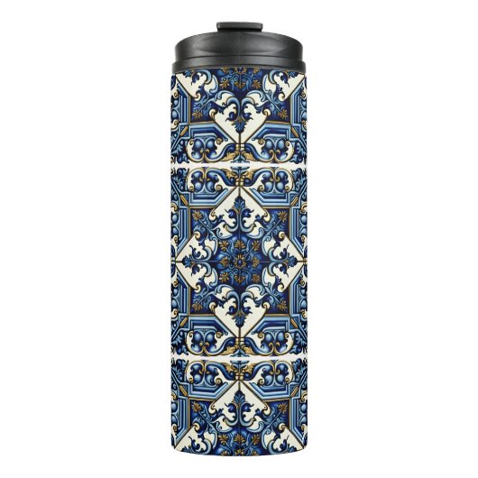 タイル地中海の，ポルトガル語， Azulejo, Majolica タンブラー (正面)