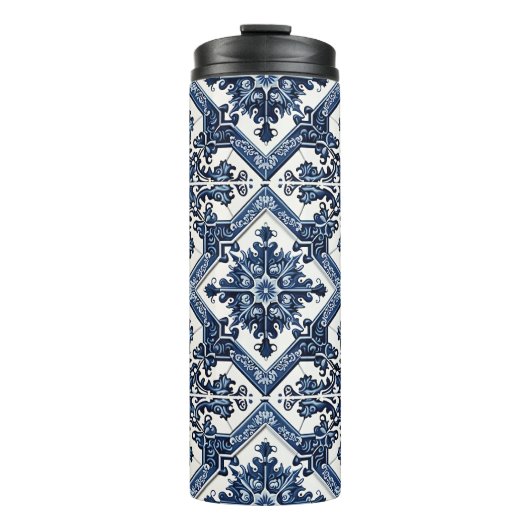 タイル地中海の，ポルトガル語， Azulejo, Majolica タンブラー (正面)