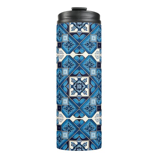 タイル地中海の，ポルトガル語， Azulejo, Majolica タンブラー (正面)