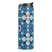 タイル地中海の，ポルトガル語， Azulejo, Majolica タンブラー (回転左)