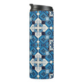 タイル地中海の，ポルトガル語， Azulejo, Majolica タンブラー (回転右)