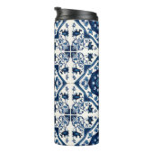 タイル地中海の，ポルトガル語， Azulejo, Majolica タンブラー (回転右)