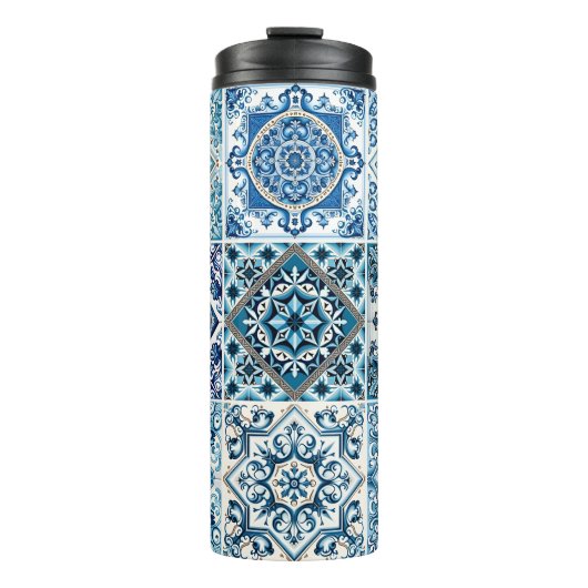 タイル地中海の，ポルトガル語， Azulejo, Majolica タンブラー (正面)