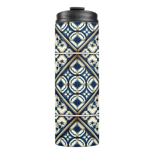 タイル地中海の，ポルトガル語， Azulejo, Majolica タンブラー (正面)