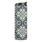 タイル地中海の，ポルトガル語， Azulejo, Majolica タンブラー (回転左)