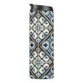 タイル地中海の，ポルトガル語， Azulejo, Majolica タンブラー (回転右)