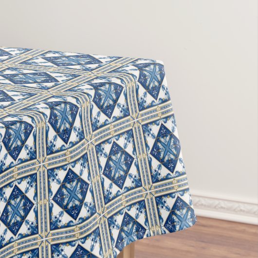 タイル地中海の，ポルトガル語， Azulejo, Majolica テーブルクロス (インサイチュ)