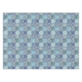 タイル地中海の，ポルトガル語， Azulejo, Majolica テーブルクロス (正面(横))