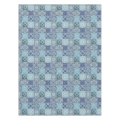 タイル地中海の，ポルトガル語， Azulejo, Majolica テーブルクロス (正面)