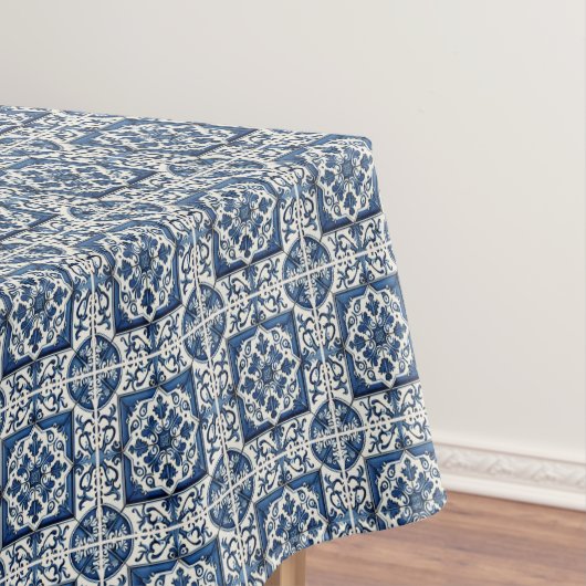 タイル地中海の，ポルトガル語， Azulejo, Majolica テーブルクロス (インサイチュ)